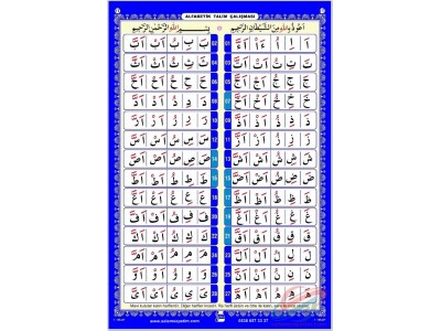 Alfabetik Sıralı Talim Çalışması - Saten Kumaş