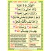 Namaz dua ve Sureler Seti (Selefonlu Karton) Çift Yönlü 9 Poster